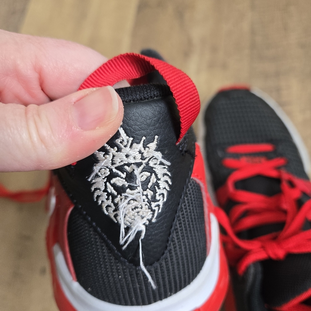 Nike Lebron Witness 7 Basketball Black/red And White Sneakers,  6.5 Y - Picture 10 of 12